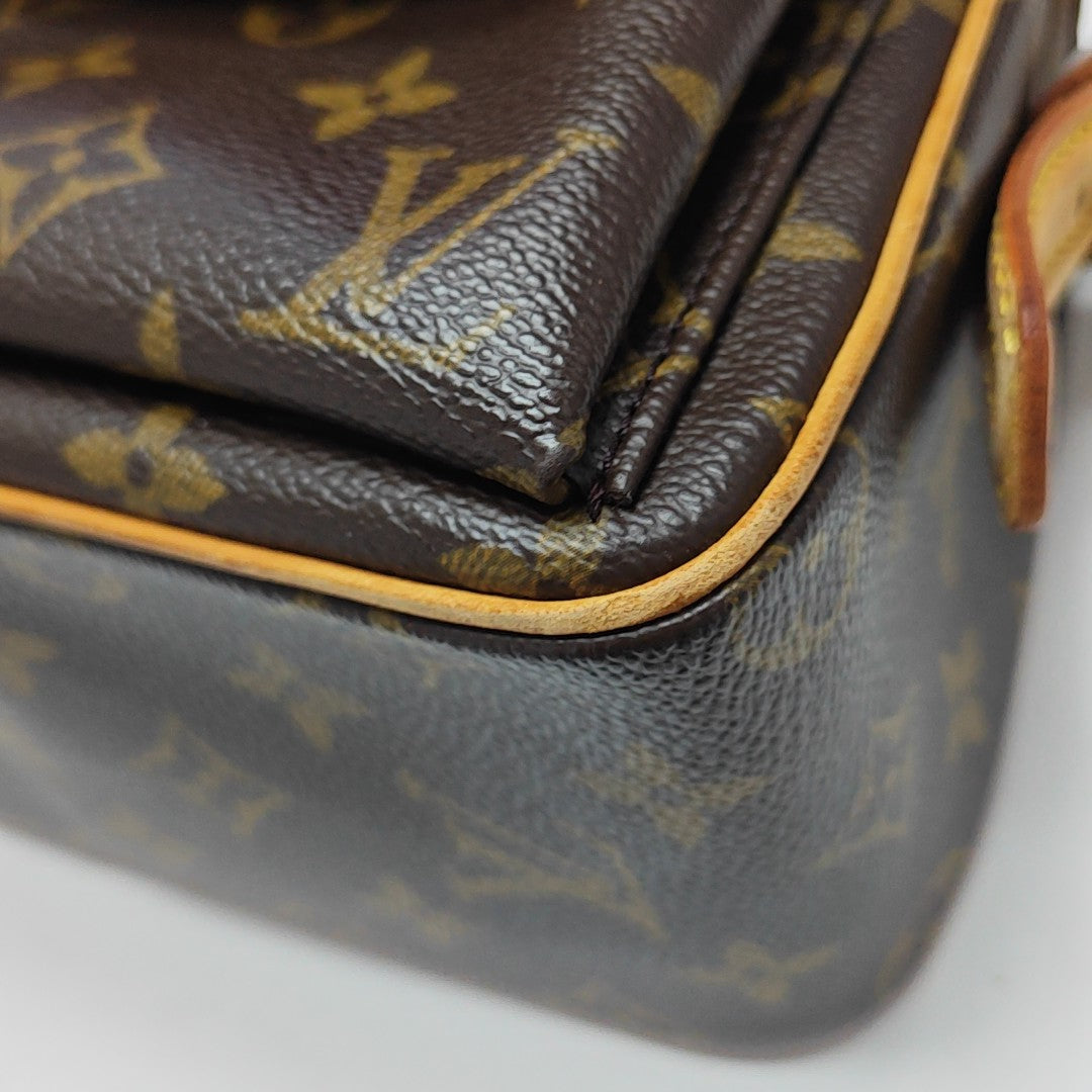VIVA CITE Monogram Coated Canvas Brown