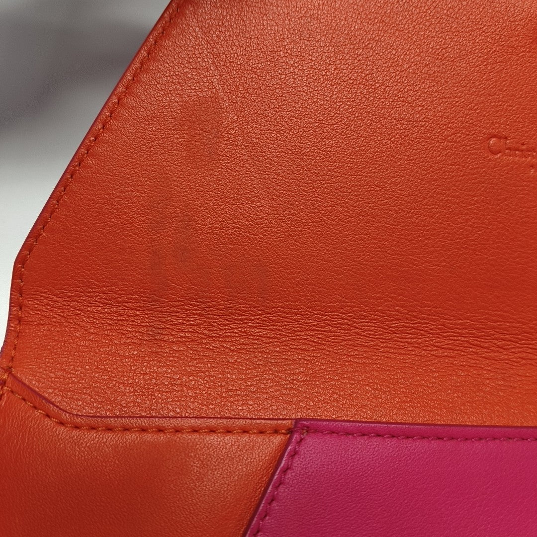Calfskin Clutch Red