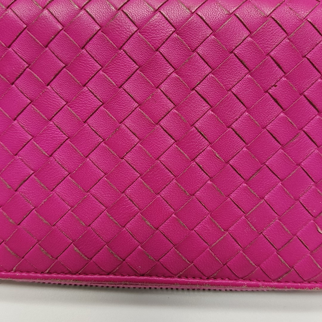 Lambskin Wallet Red
