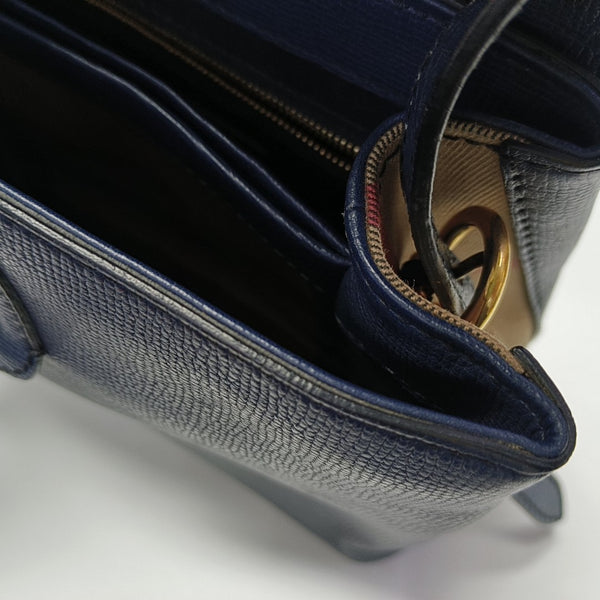 Calfskin Tote Bag Blue
