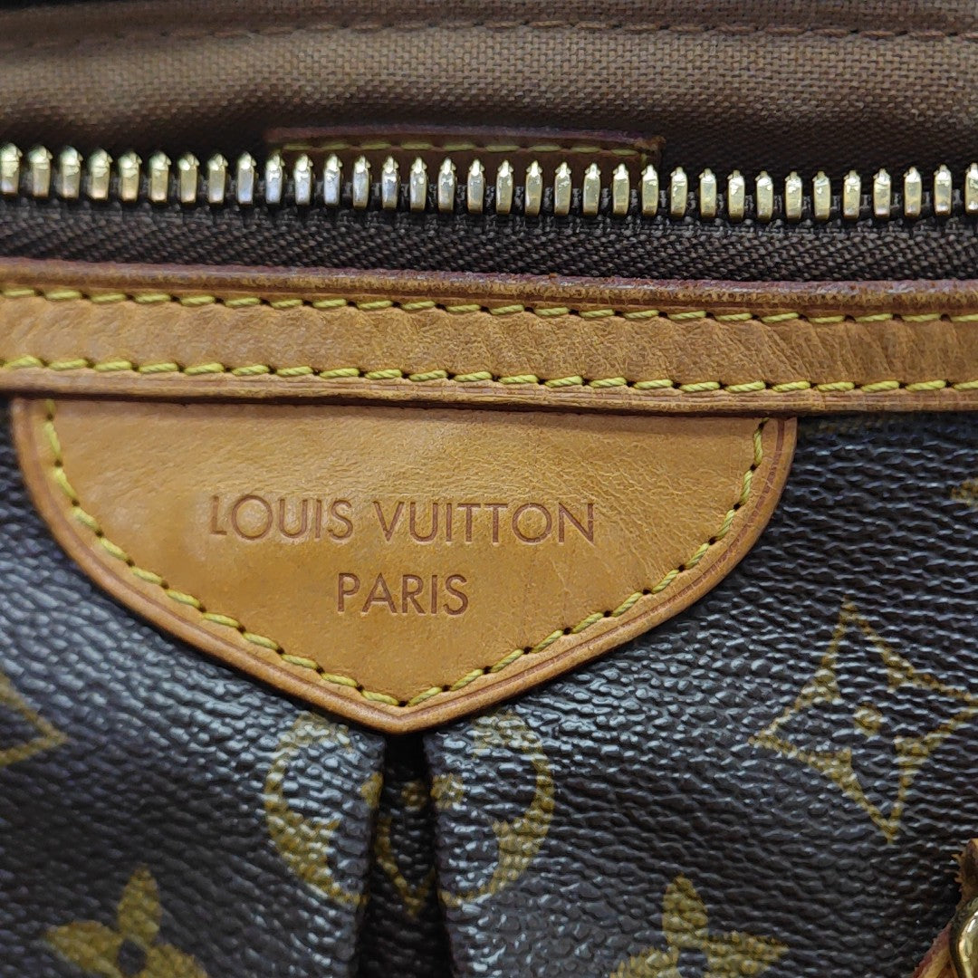 PALERMO PM Monogram Coated Canvas Brown