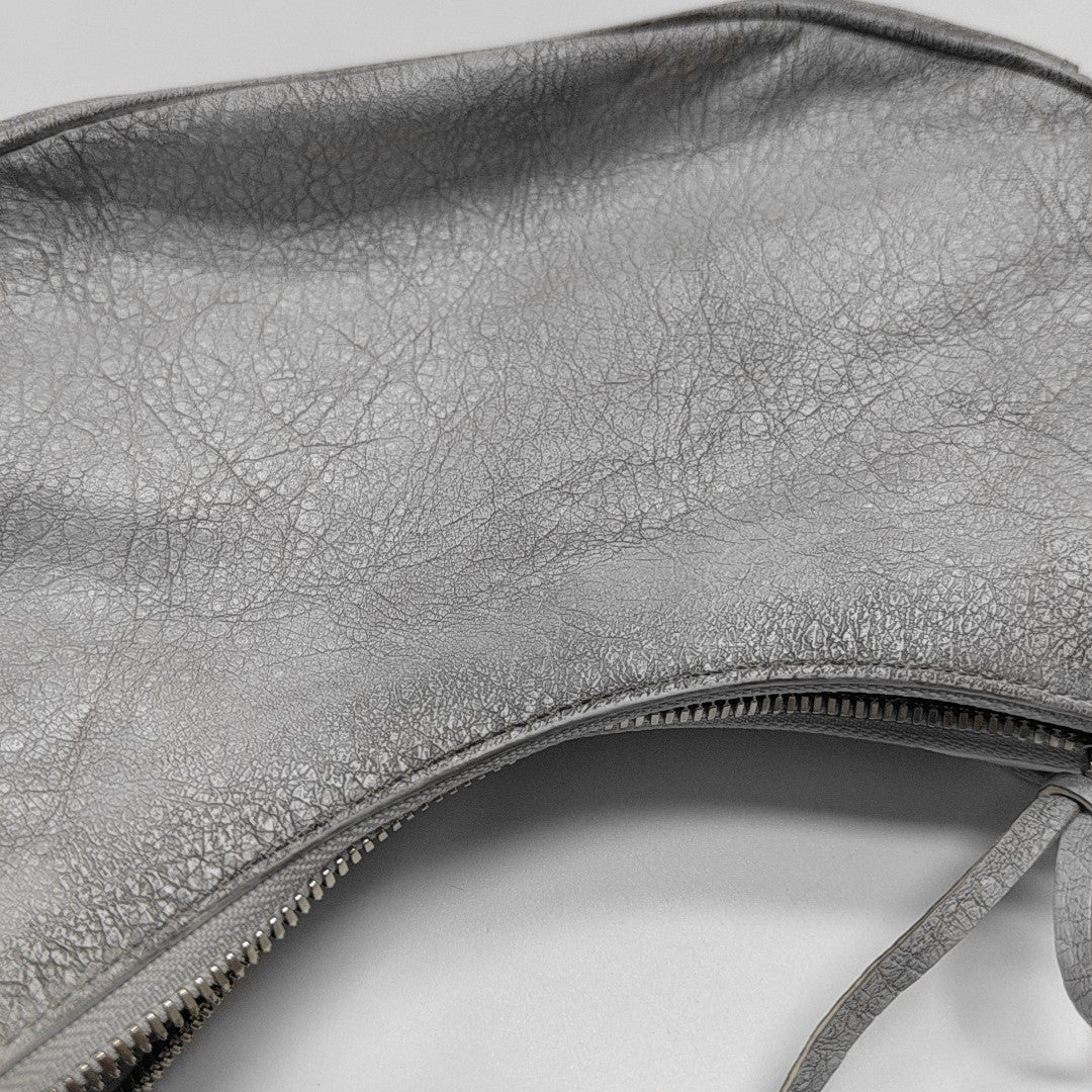 Le Cagole Mini Lambskin Silver