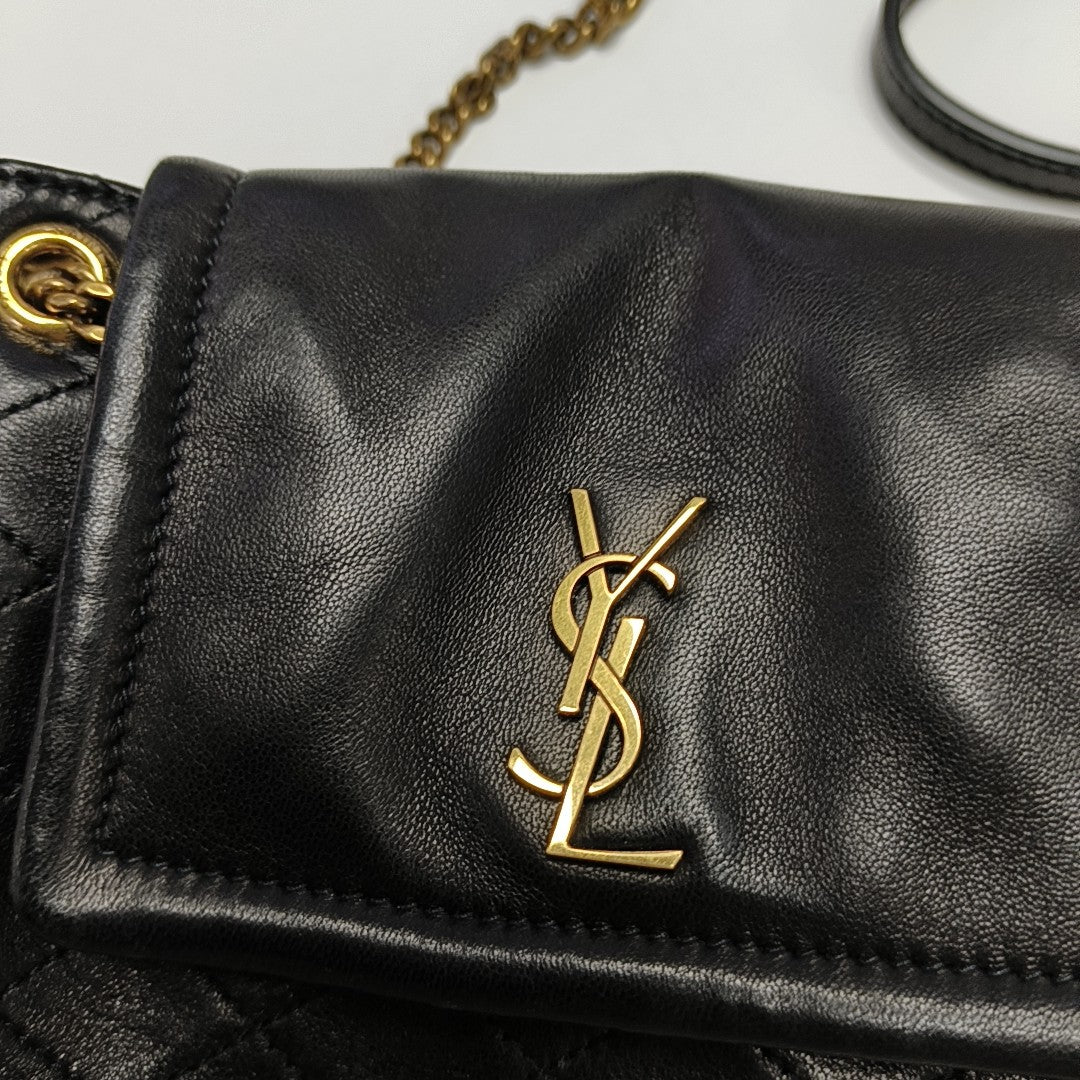 NOLITA Mini Quilted Lambskin Black