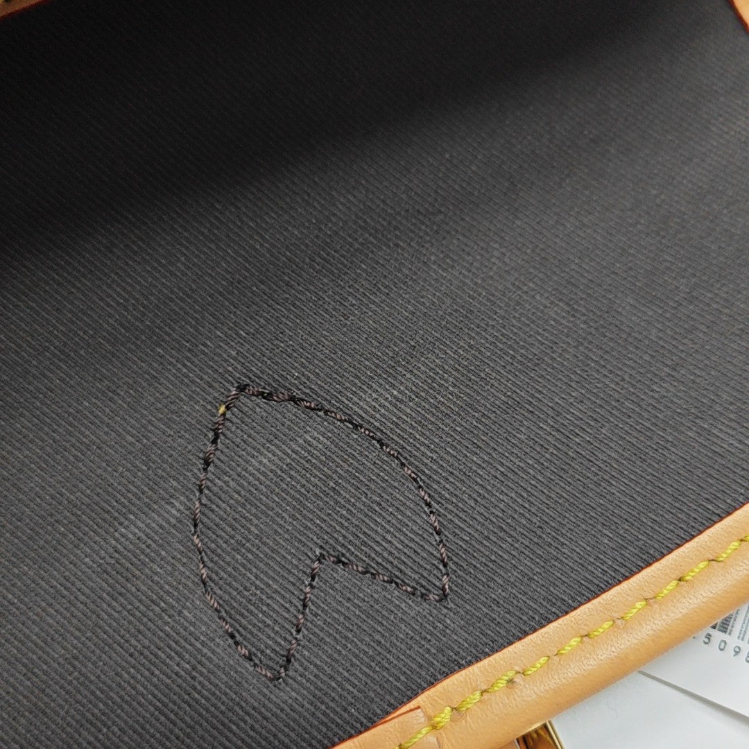 DIANE Nano Monogram Coated Canvas Brown