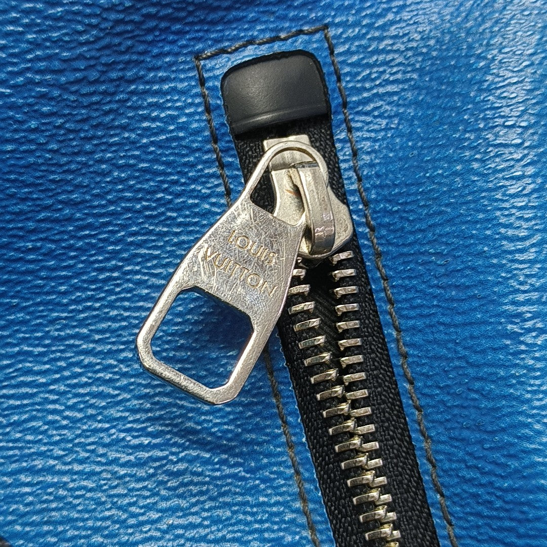 MICK PM Damier Coated Canvas Blue