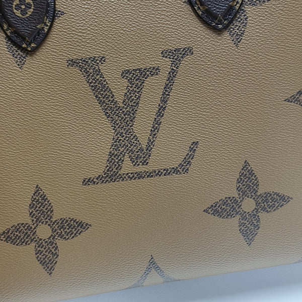 ONTHEGO MM Monogram Coated Canvas Brown