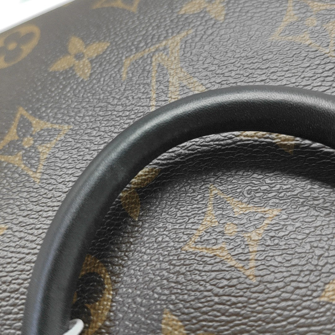 PETITE MALLE Monogram Coated Canvas Brown