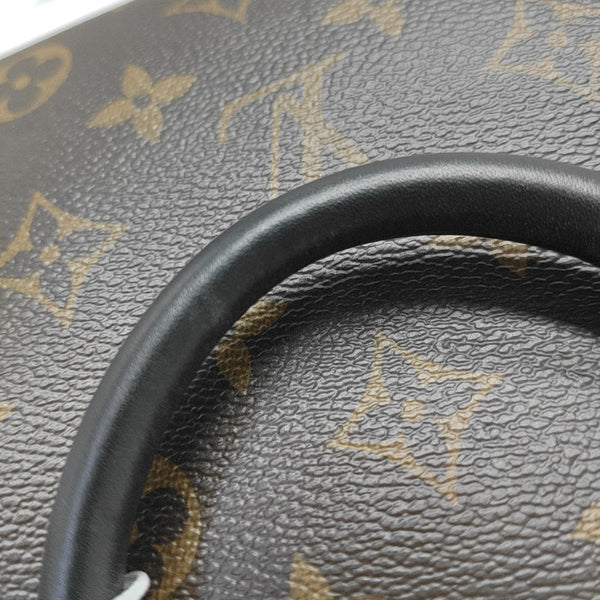 PETITE MALLE Monogram Coated Canvas Brown