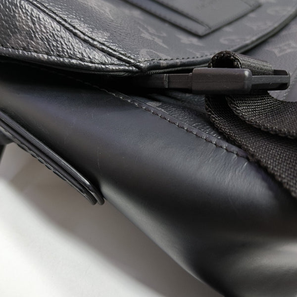 VOYAGER PM Monogram Coated Canvas Black