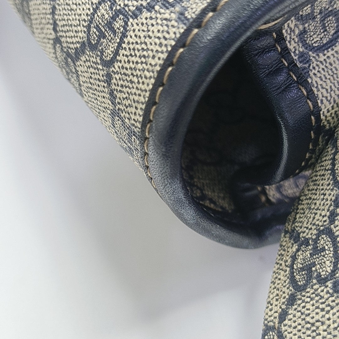 Monogram Coated Canvas Shoulder Bag Beige