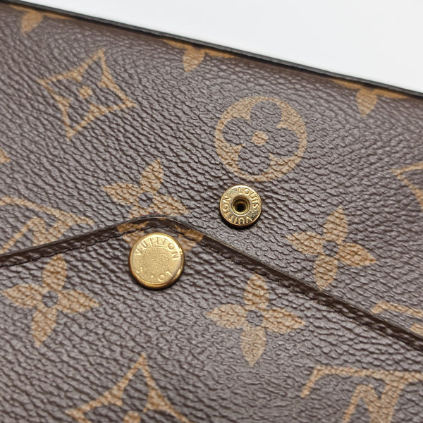 FÉLICIE Monogram Coated Canvas Brown