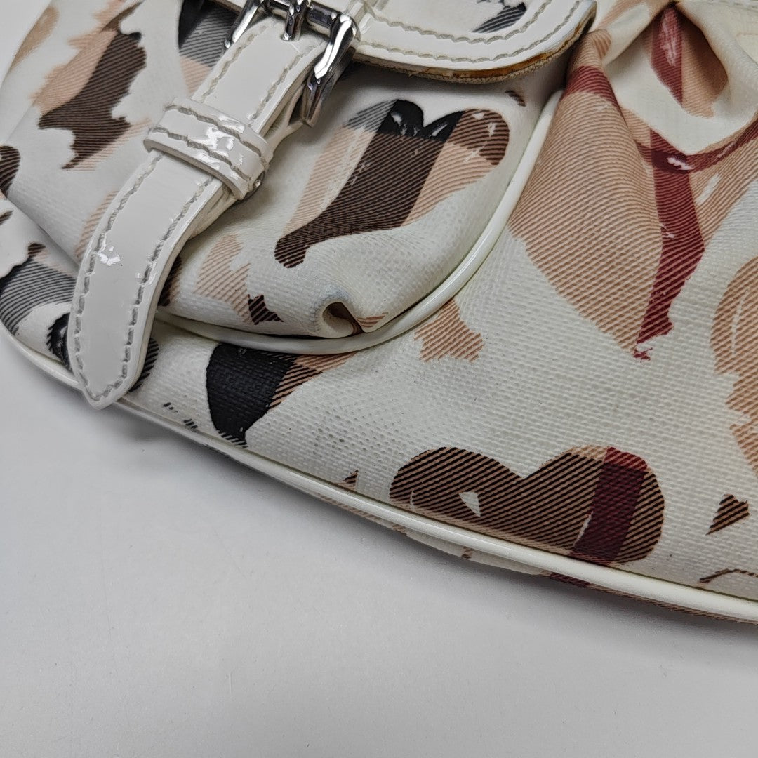 Coated Canvas Tote Bag White