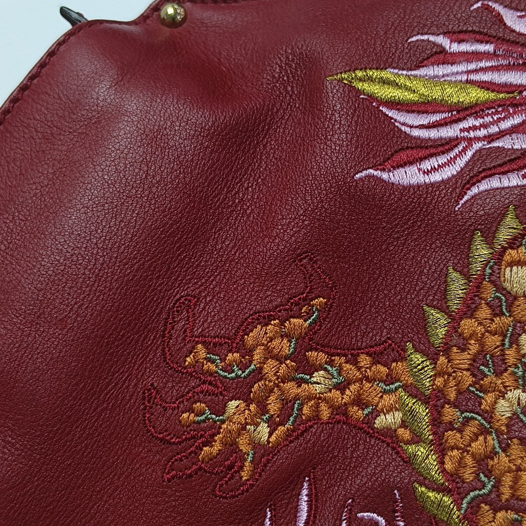 Sophia Calfskin Red
