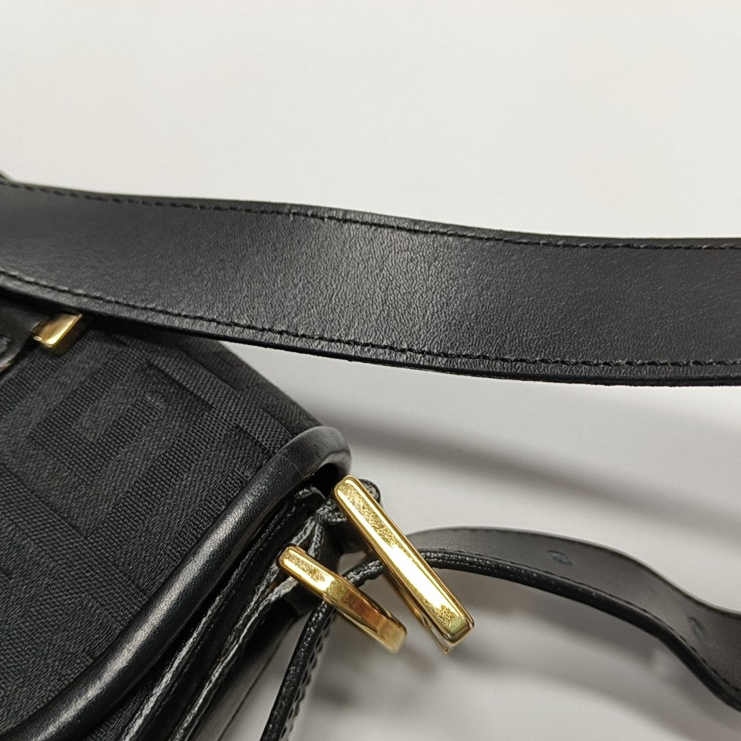 Canvas Shoulder Bag Black