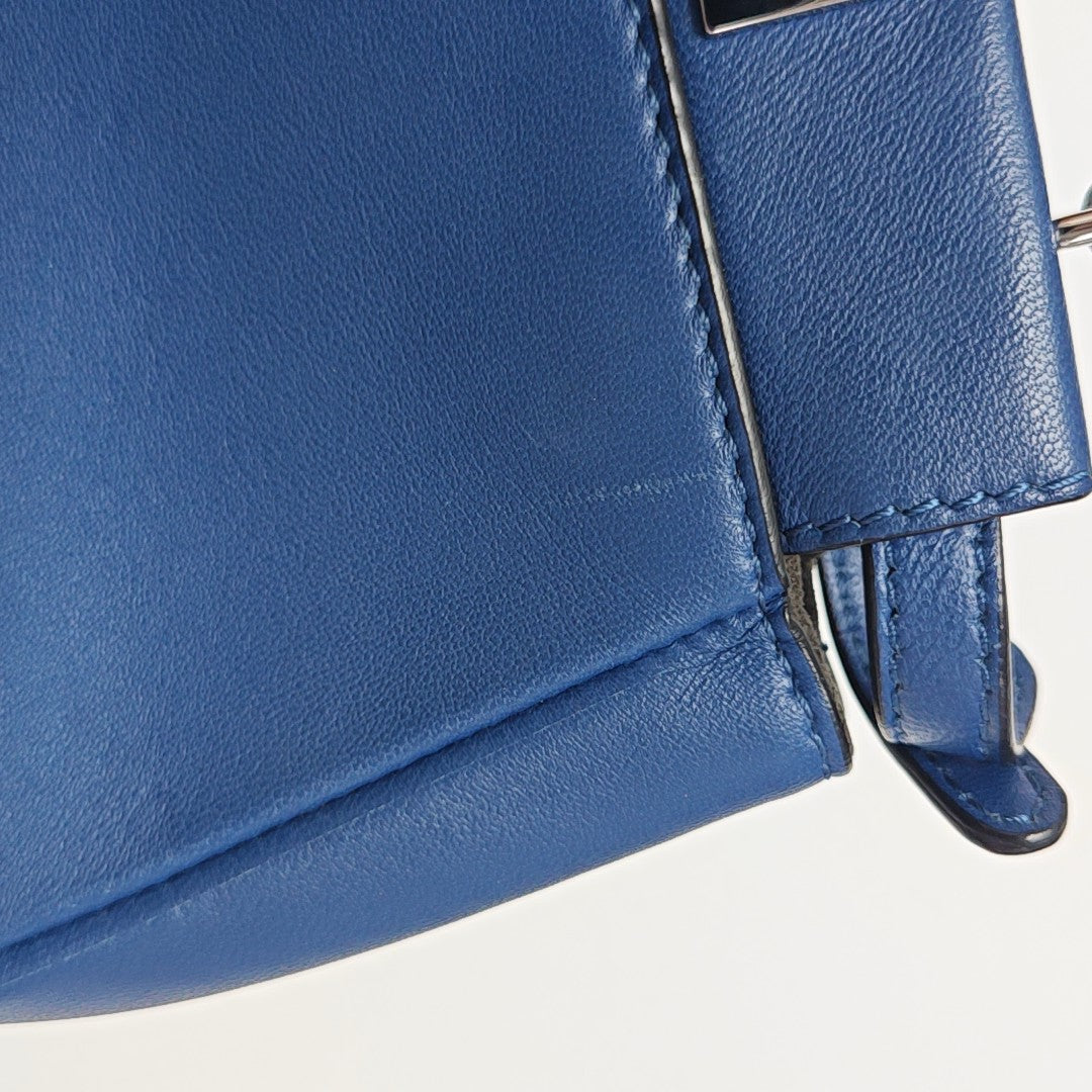 Peekaboo Mini Lambskin Blue