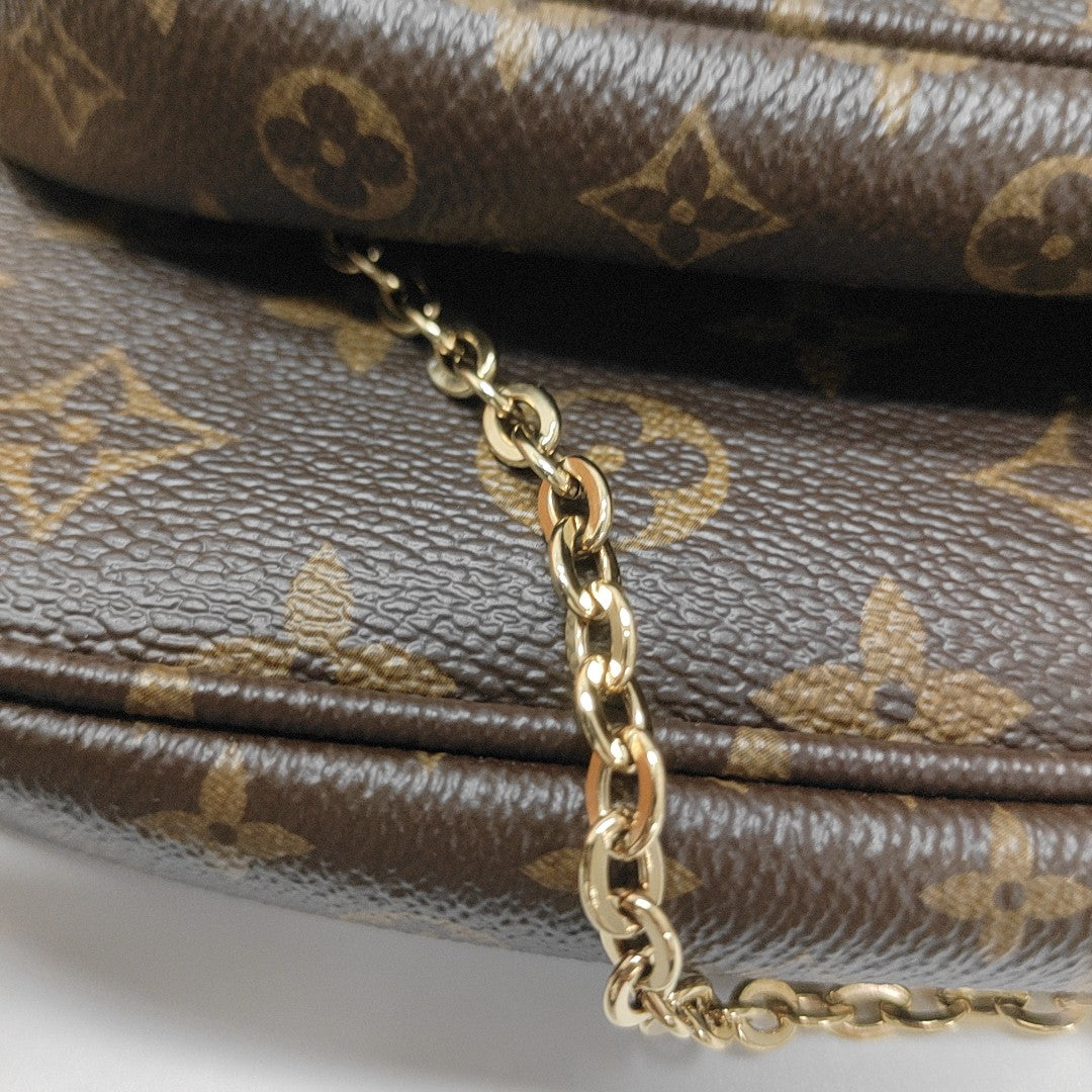 MULTI Monogram Coated Canvas Brown