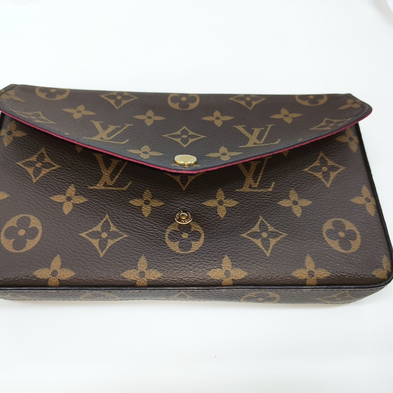 FÉLICIE Monogram Coated Canvas Brown