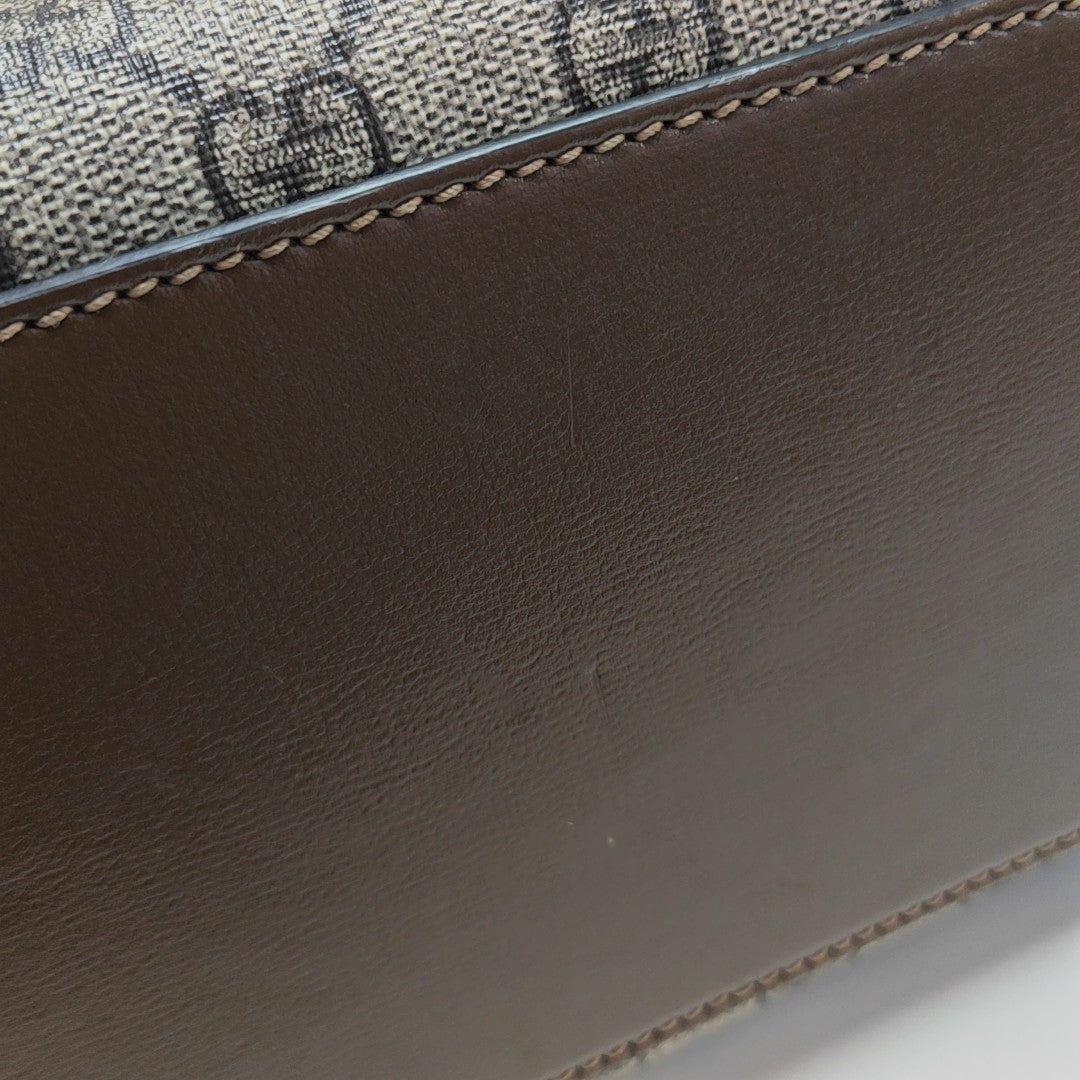 Retro Small Monogram Coated Canvas Brown