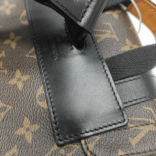 CHRISTOPHER PM Monogram Coated Canvas Brown