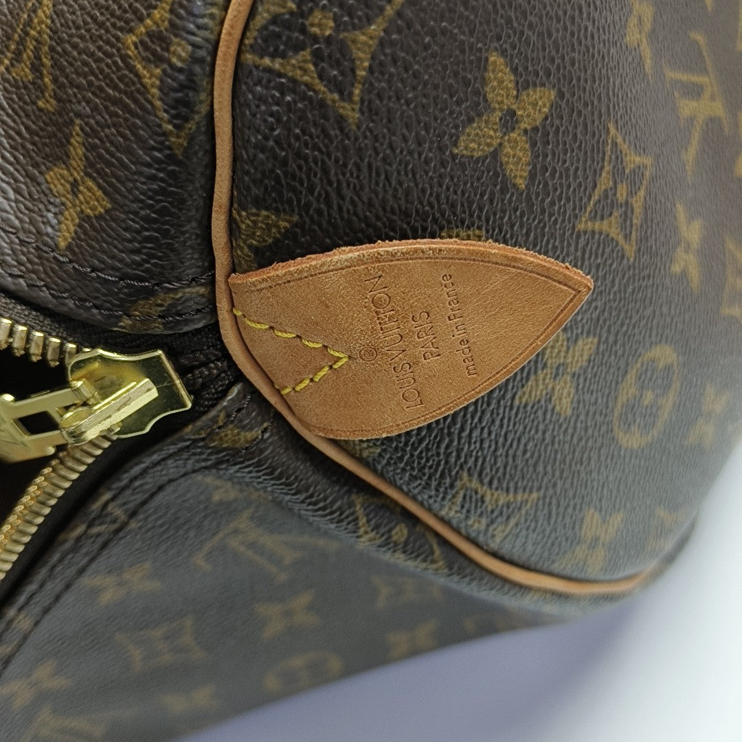 SAC SOUPLE 55 Monogram Coated Canvas Brown