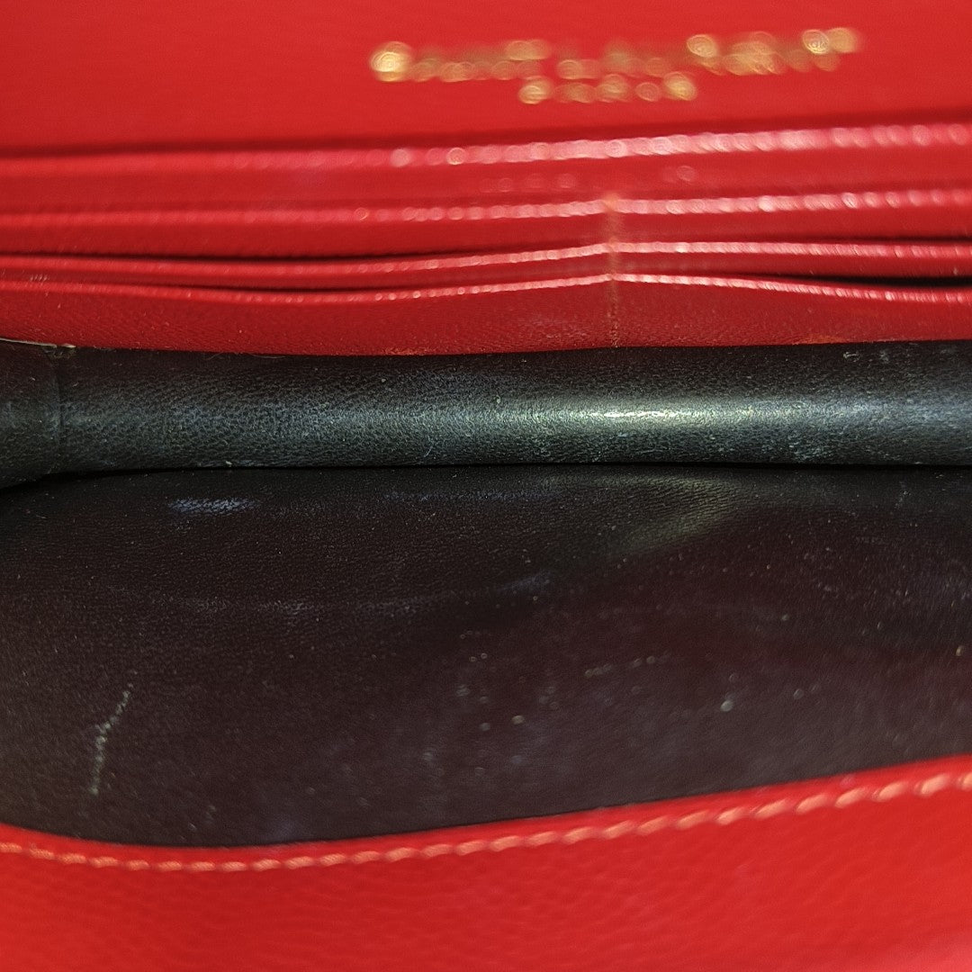 MONOGRAM WOC Quilted Calfskin Red