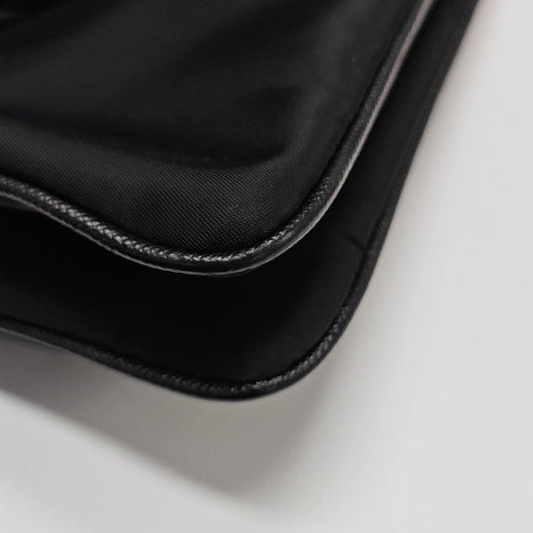 Nylon Shoulder Bag Black