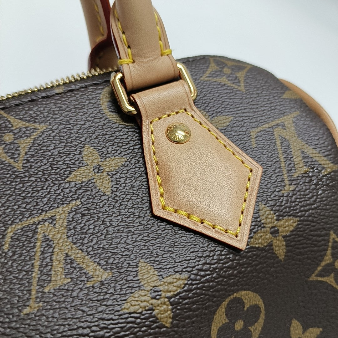 SPEEDY 20 Monogram Coated Canvas Brown