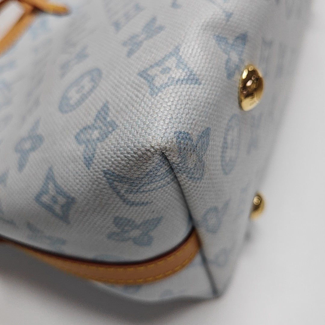 CARRYALL PM Monogram Coated Canvas Blue