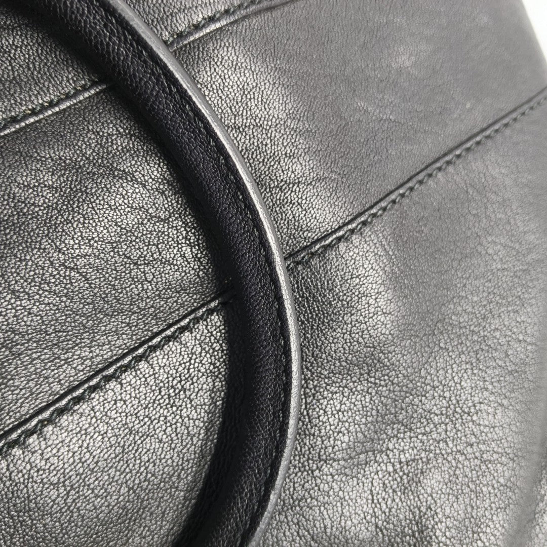 CHYC Y LIGNE Large Calfskin Black