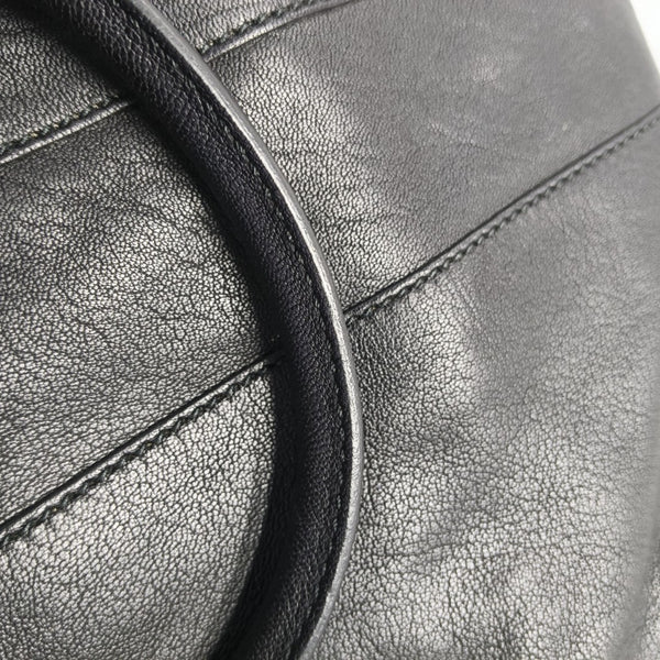 CHYC Y LIGNE Large Calfskin Black