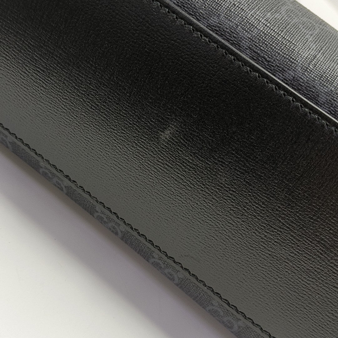 Retro Monogram Coated Canvas Black