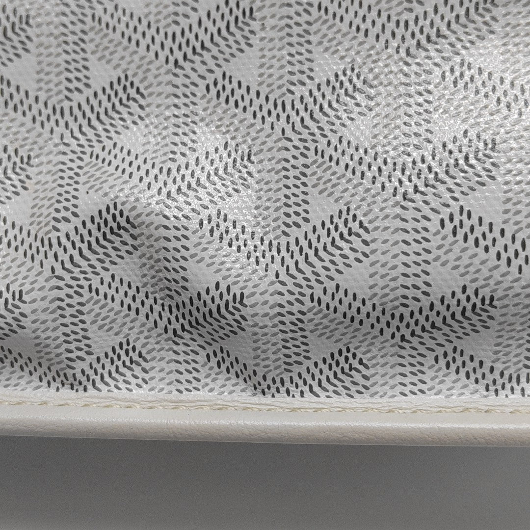 Anjou Mini Coated Canvas White