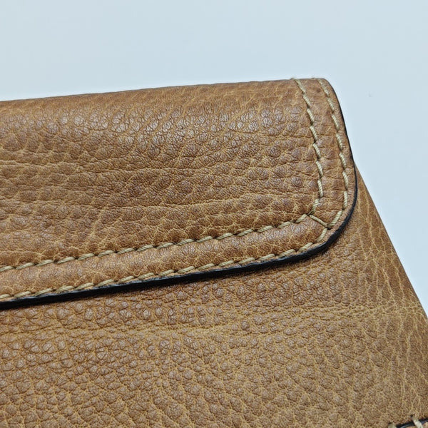 Calfskin Clutch Brown