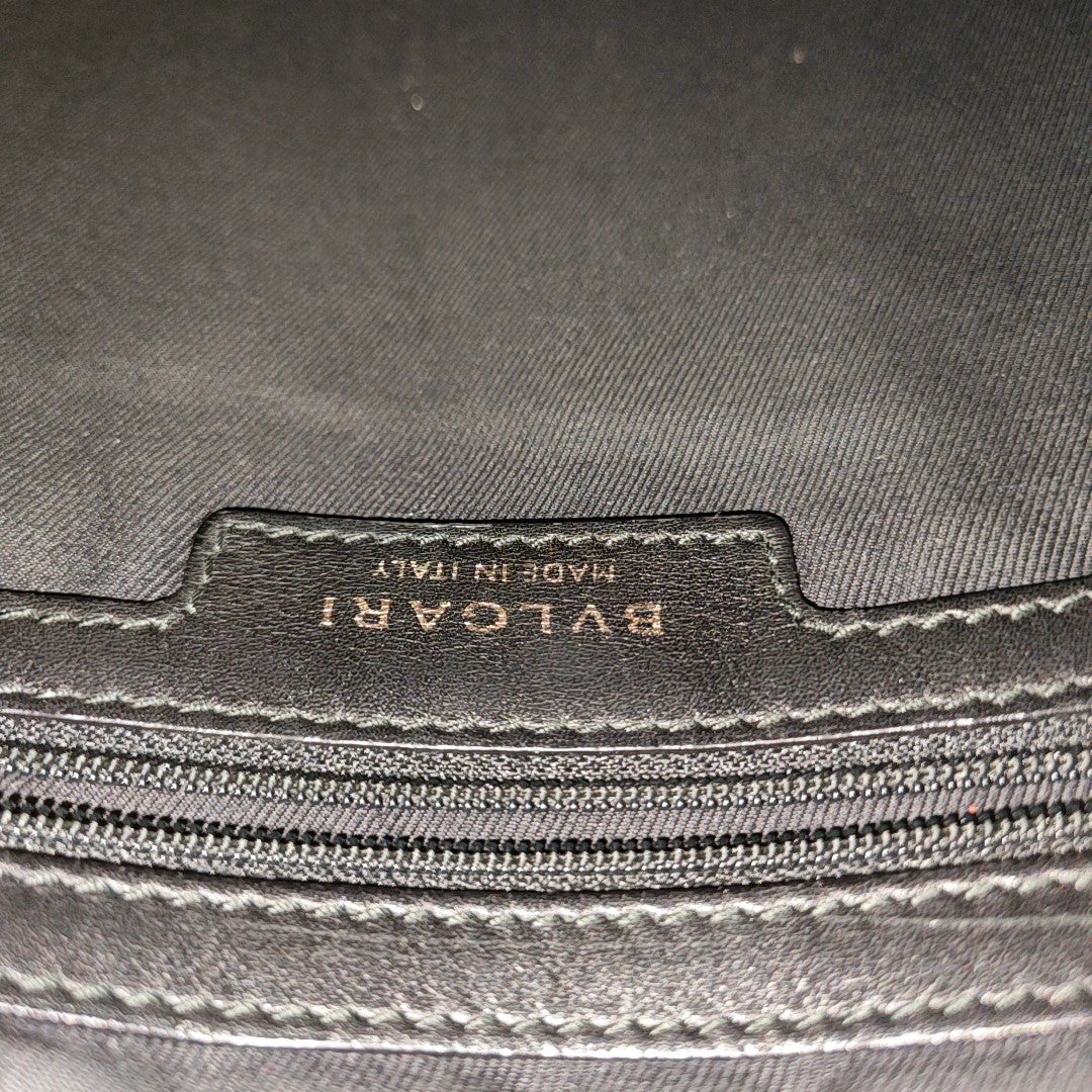 Calfskin Shoulder Bag Black