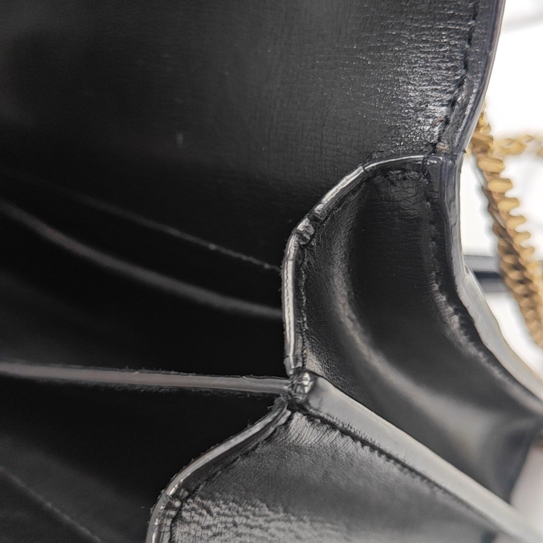 SUNSET Medium Calfskin Black