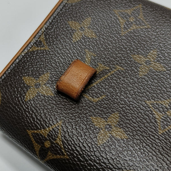 FLORENTINE Monogram Coated Canvas Brown