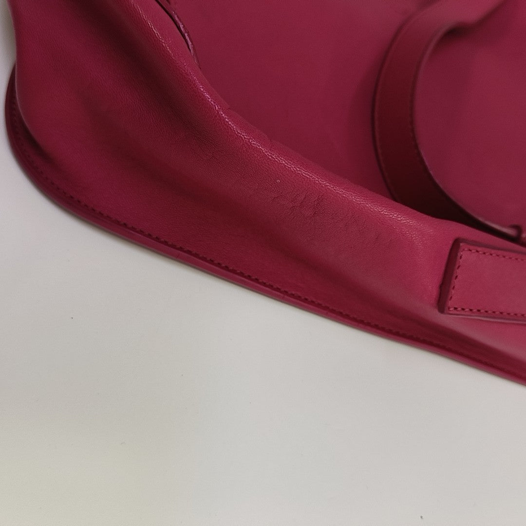 Calfskin Shoulder Bag Red
