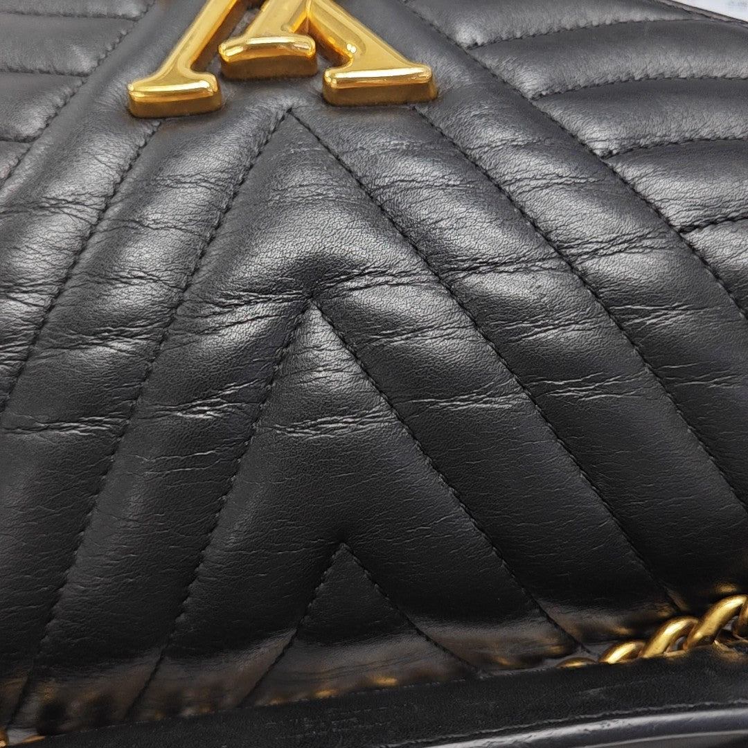 NEW WAVE MM Quilted Calfskin Black