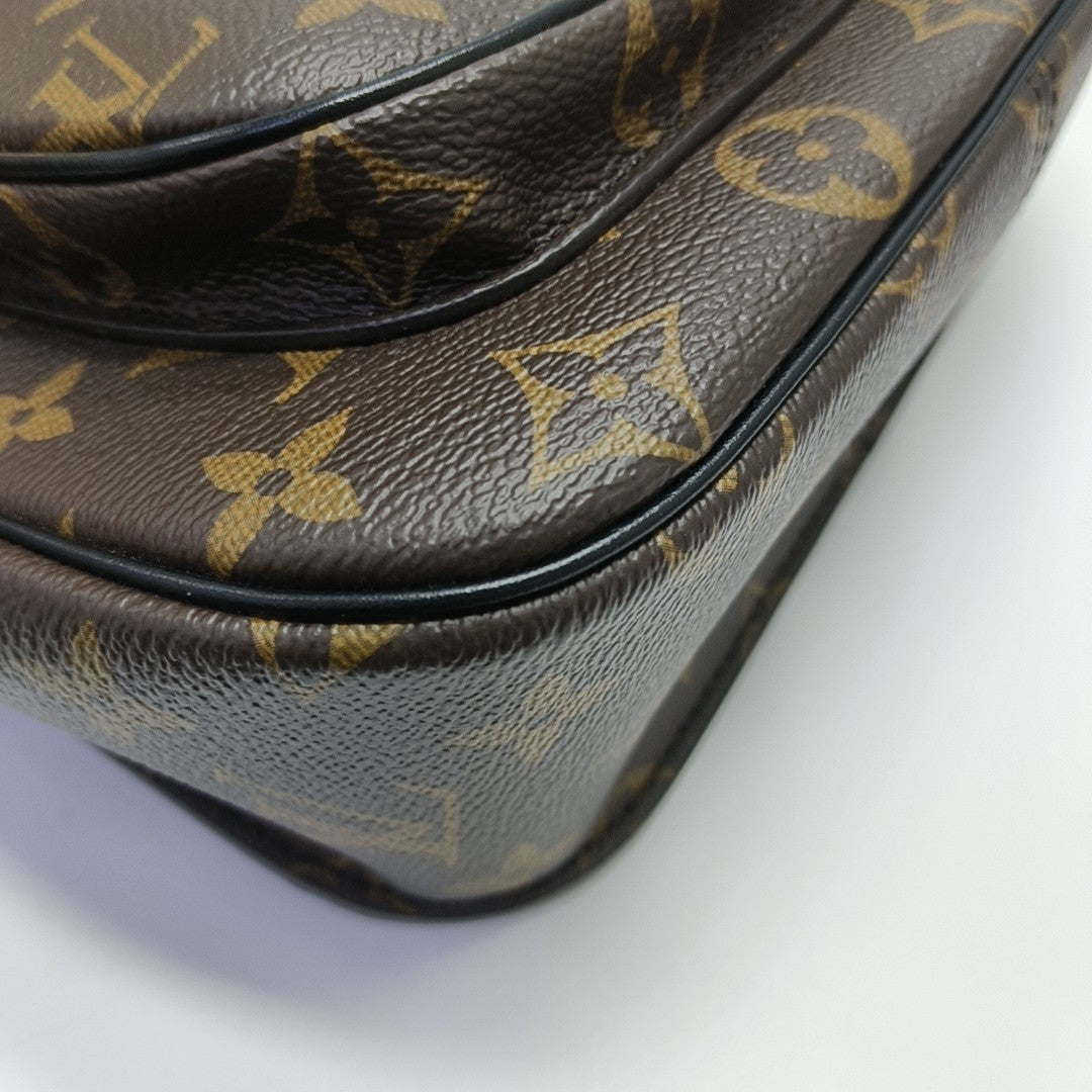 PASSY Monogram Coated Canvas Brown