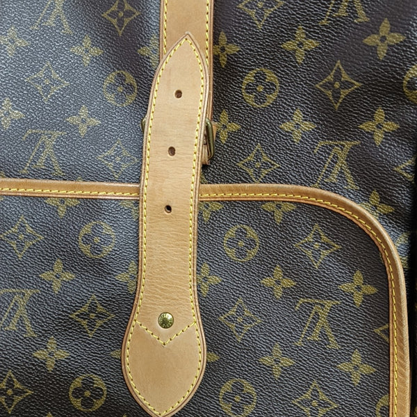HUNTING Monogram Coated Canvas Brown