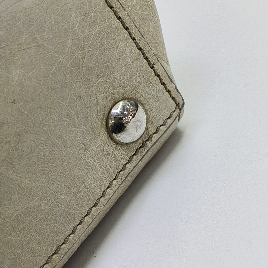 Shoulder Strap Calfskin Gray