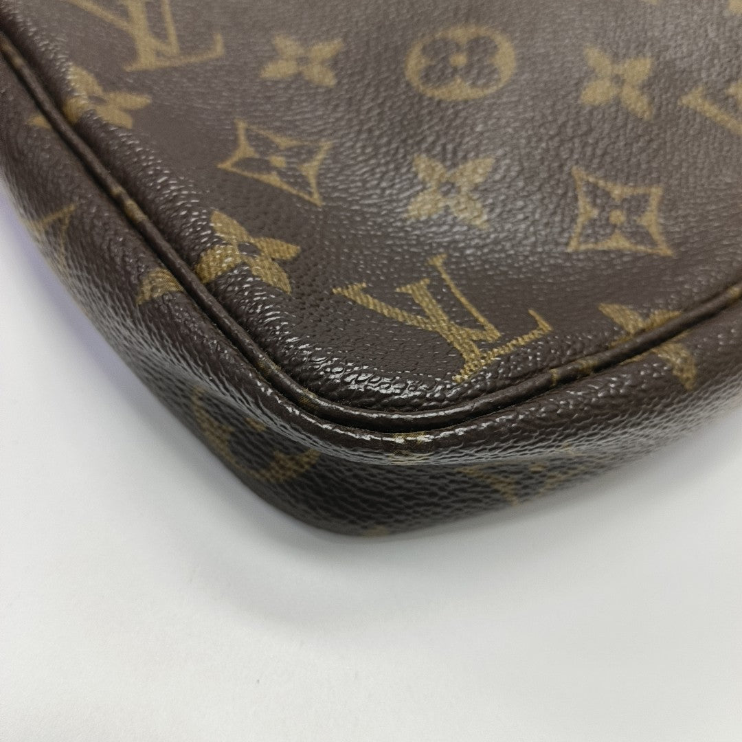 ACCESSOIRES Monogram Coated Canvas Brown