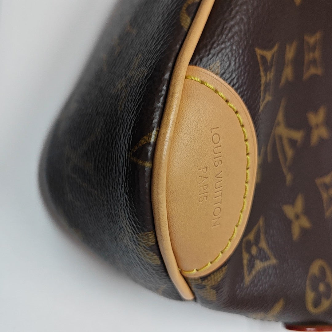 BOULOGNE Nano Monogram Coated Canvas Brown