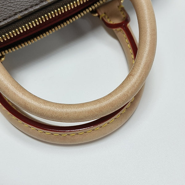 SPEEDY 20 Monogram Coated Canvas Brown