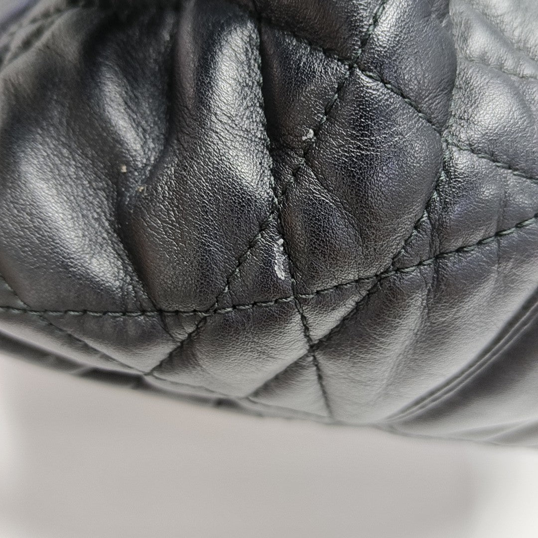 Toujours Medium Cannage Calfskin Black