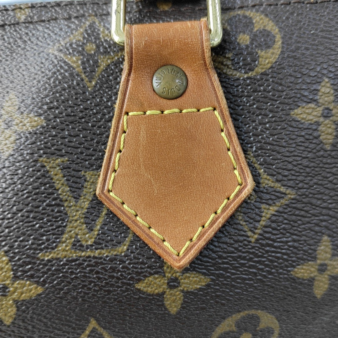 SPEEDY 30 Monogram Coated Canvas Brown
