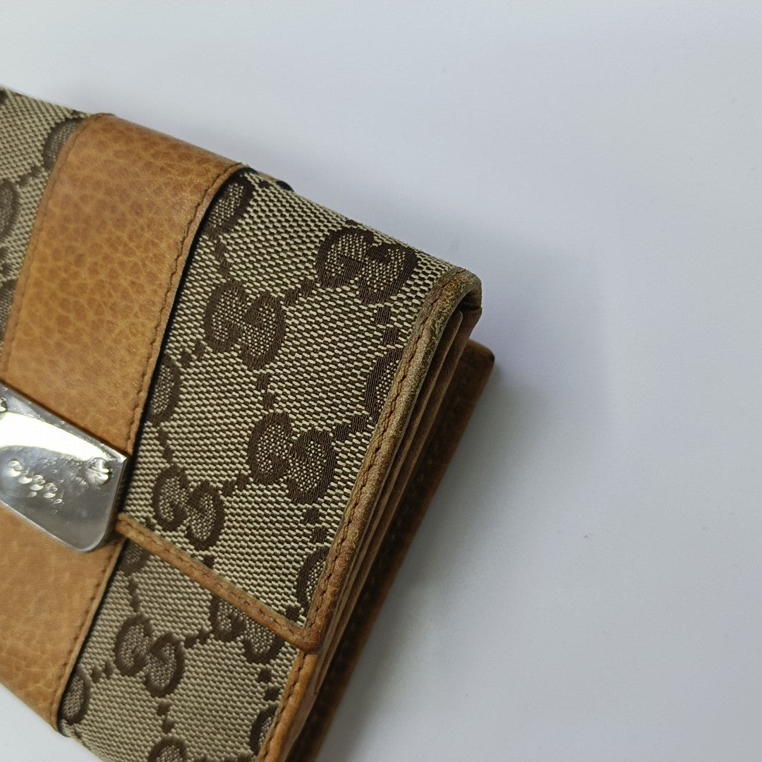 Monogram Canvas Wallet Brown