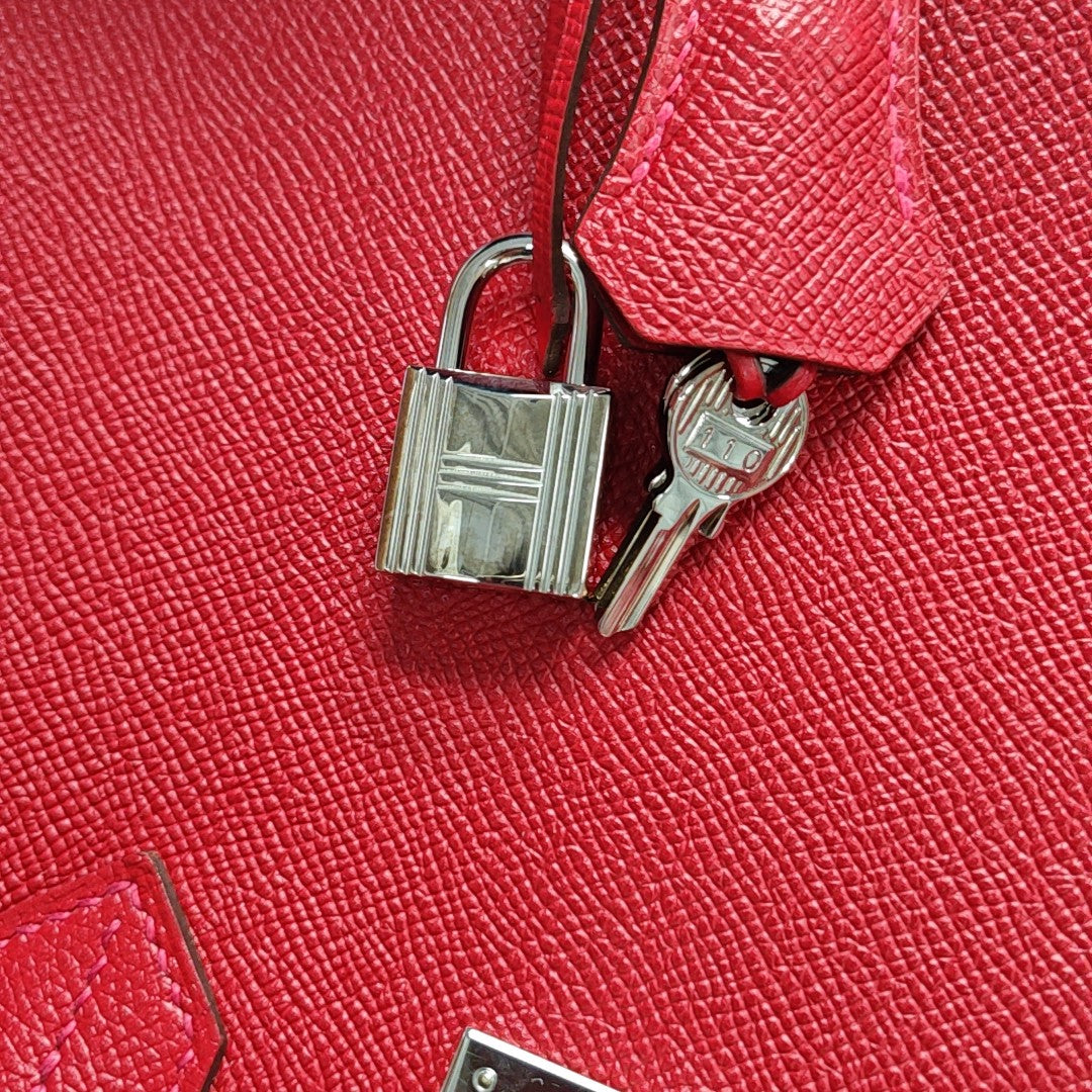 Birkin 30 Epsom Red