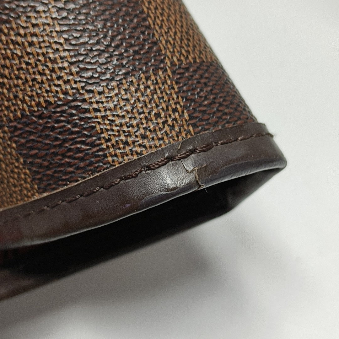 NEVERFULL GM Damier Ebene Coated Canvas Brown
