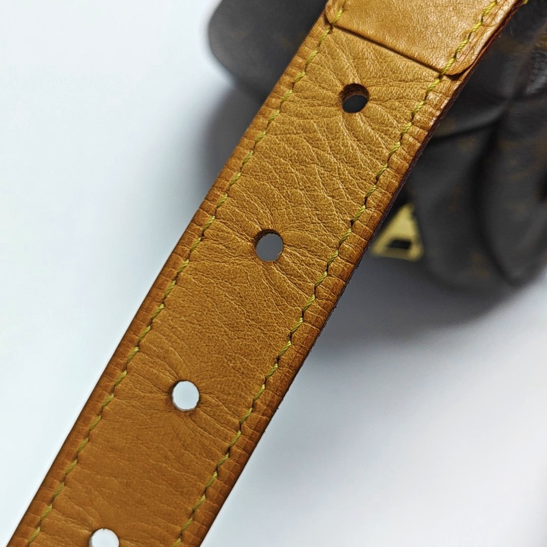 BUMBAG Monogram Coated Canvas Brown